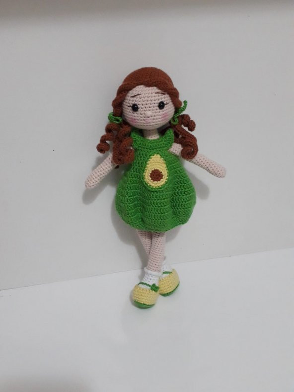 Avokado Bebek Amigurumi Organik Oyuncak - 2