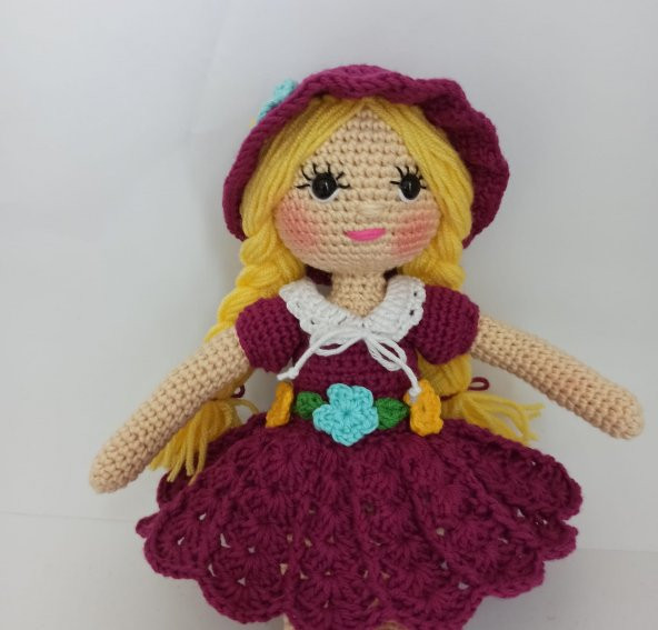 Petunya Bebek Amigurumi Organik Oyuncak - 3