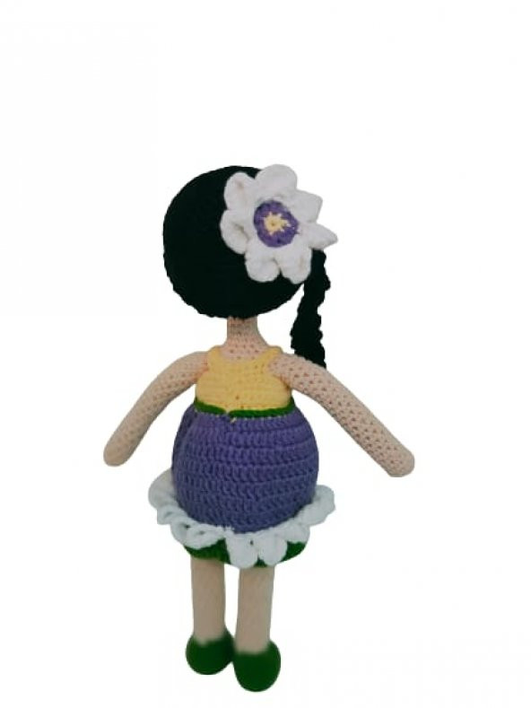 Flora Çiçeği Bebek Amigurumi Organik Oyuncak - 2
