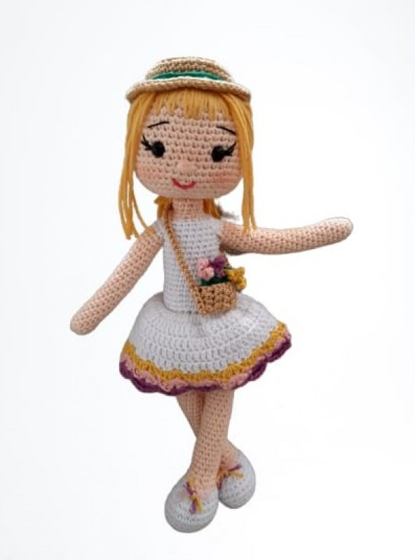 Lale Bebek Amigurumi Organik Oyuncak - 2