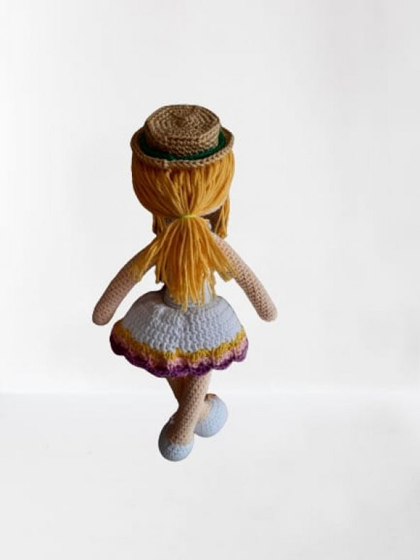 Lale Bebek Amigurumi Organik Oyuncak - 5