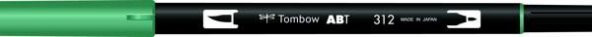 Tombow Dual Brush Pen Grafik Çizim Kalemi 312 Holly Green