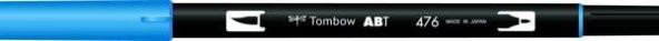 Tombow Dual Brush Pen Grafik Çizim Kalemi 476 Cyan