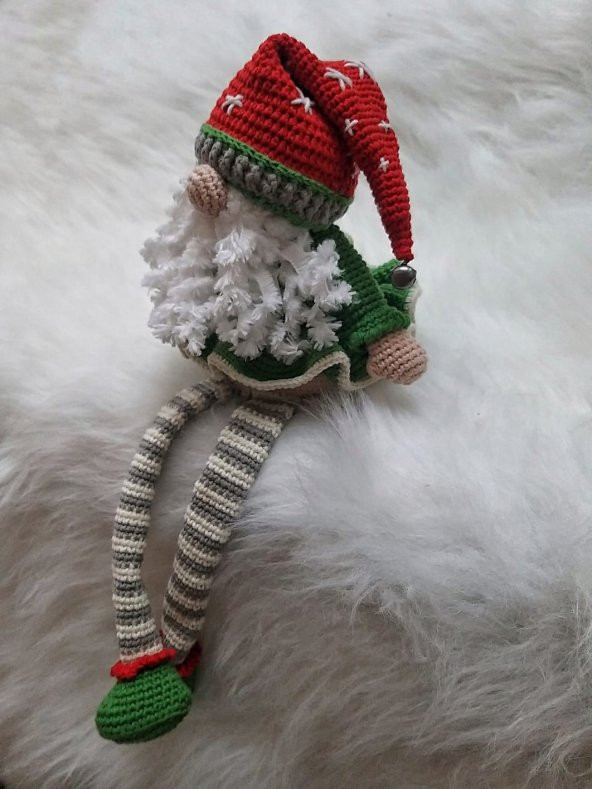 Noel Baba Ely Amigurumi Organik Oyuncak - 1