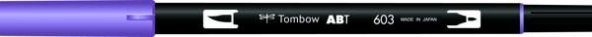 Tombow Dual Brush Pen Grafik Çizim Kalemi 603 Periwinkle