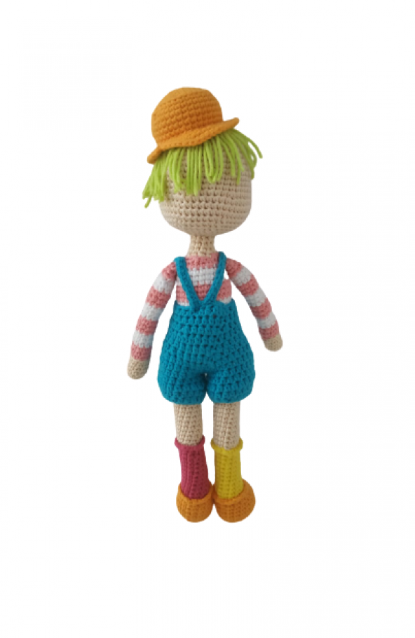 Tatlı Palyaço Amigurumi Organik Oyuncak - 2