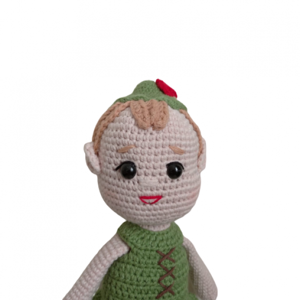 Peter Pan Bebek Amigurumi Organik Oyuncak - 4