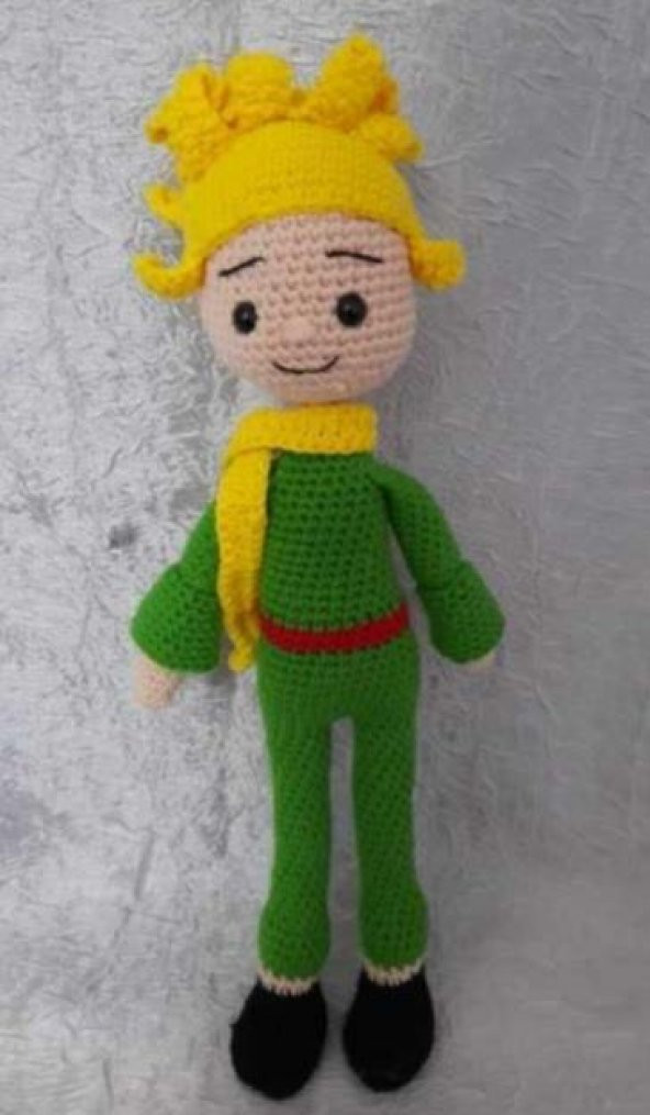 Küçük Prens Bebek Amigurumi Organik Oyuncak - 1