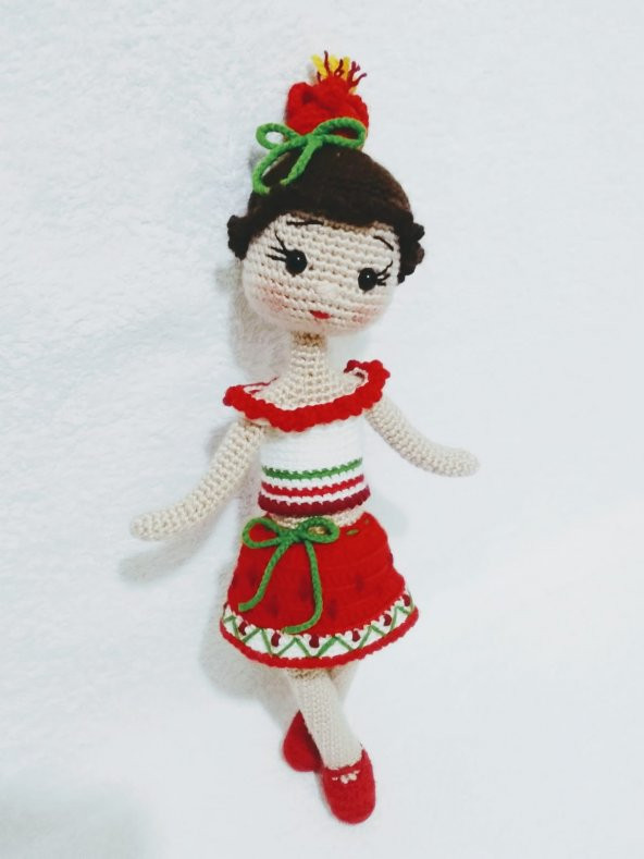 Nar Tanesi Bebek Amigurumi Organik Oyuncak - 1