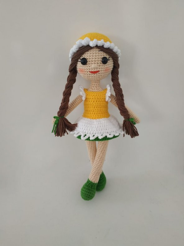 Papatya Bebek Amigurumi Organik Oyuncak - 2