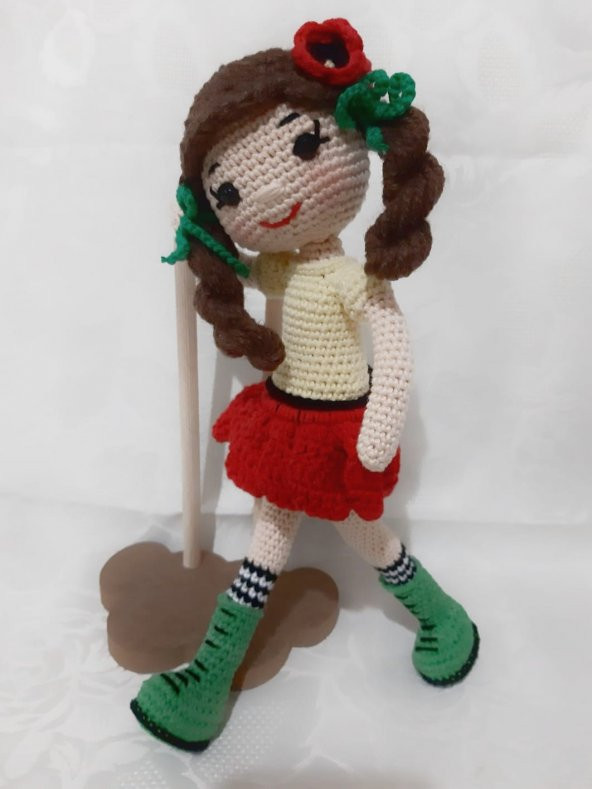 Gelincik Bebek Amigurumi Organik Oyuncak - 1