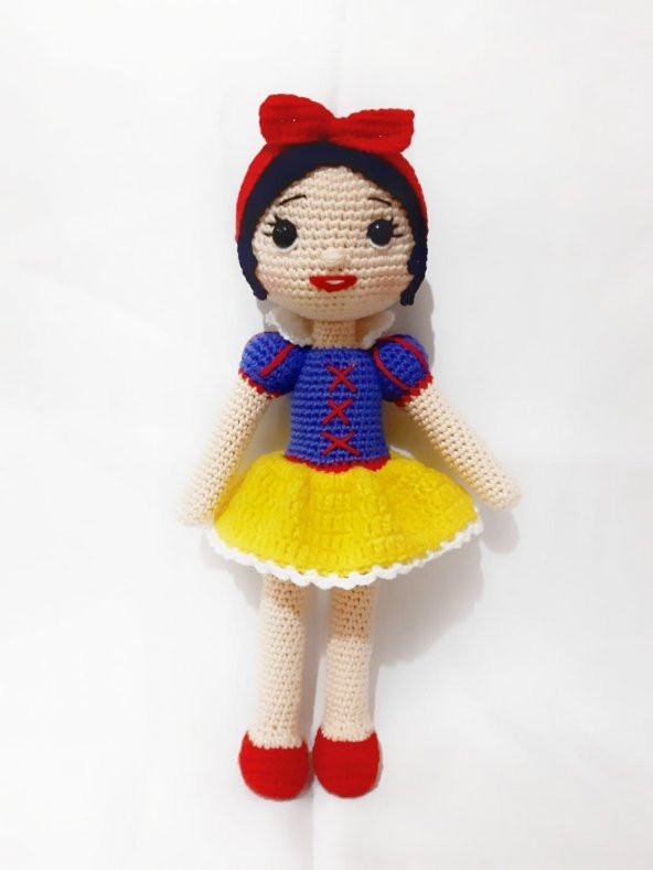 Pamuk Prenses Bebek Amigurumi Organik Oyuncak - 2