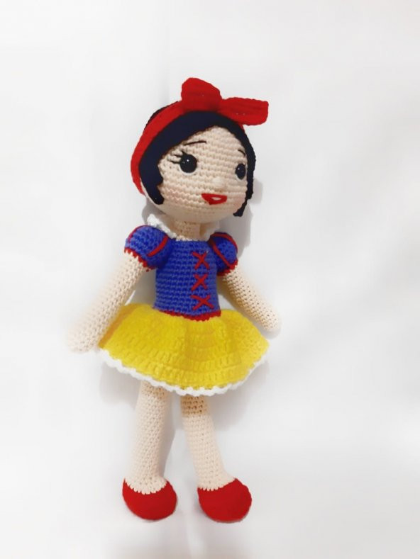 Pamuk Prenses Bebek Amigurumi Organik Oyuncak - 3