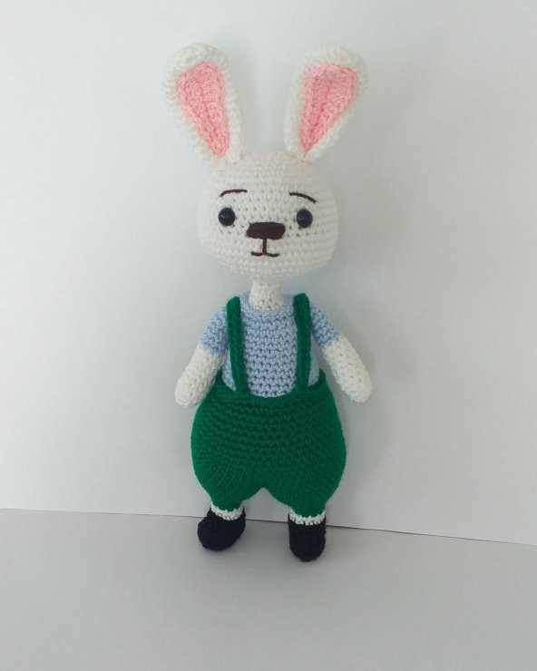 Pofidik Tavşan Amigurumi Organik Oyuncak ürün görseli 1