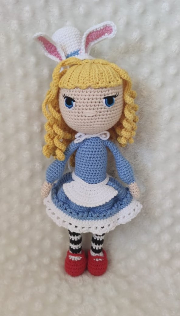 Alice Bebek Amigurumi Organik Oyuncak - 1