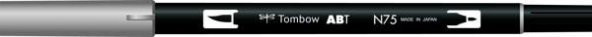Tombow Dual Brush Pen Grafik Çizim Kalemi N75 Cool Gray 3
