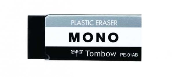 Tombow Mono Plastik Silgi Siyah Küçük Boy