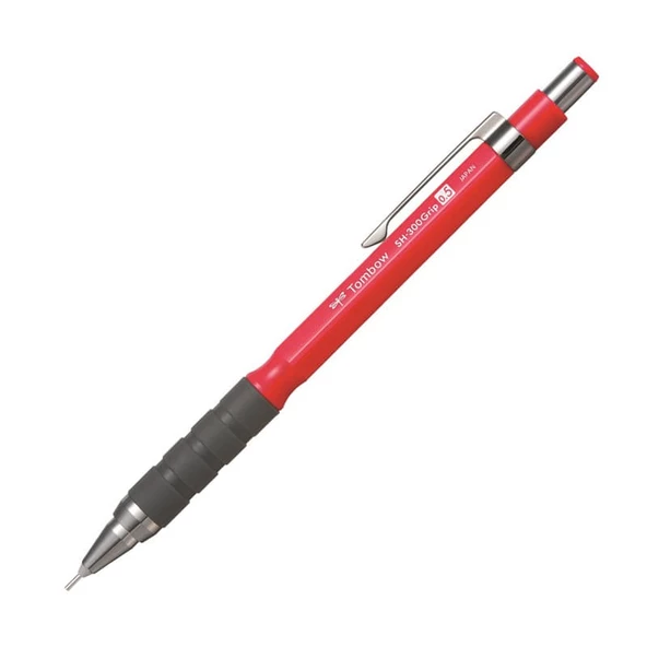 Tombow SH-300 Grip Mekanik Kurşun Kalem 0.5 mm Koyu Pembe