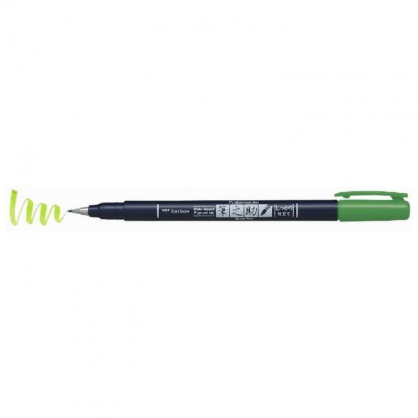 Tombow Fudenosuke Fırça Uçlu Kalem Yeşil