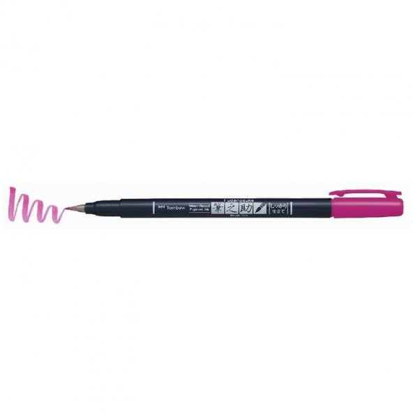 Tombow Fudenosuke Fırça Uçlu Kalem Pembe