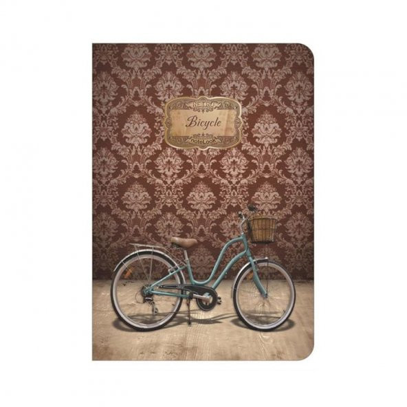 Scrikss Notelook Retro Bicycle 3in1 Multi Defter 11x15 cm