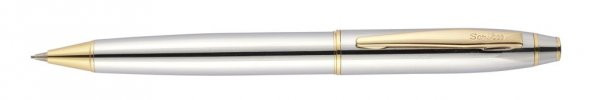 Scrikss Noble 35 Mekanik Kurşun Kalem 0.7 mm Krom-Altın
