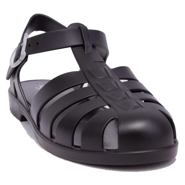 Igor S10259 Bıarrıtz Mate Siyah Ortopedik Günlük Kadın Sandalet