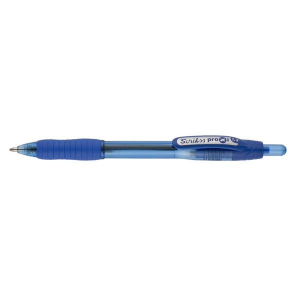 Scrikss Proxi Yağ Bazlı Jel Mürekkepli Kalem 1.2 mm Mavi