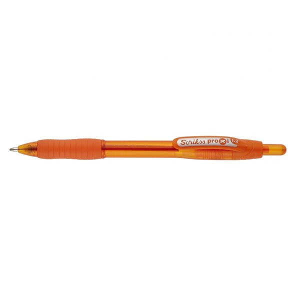 Scrikss Proxi Yağ Bazlı Jel Mürekkepli Kalem 1.2 mm Turuncu
