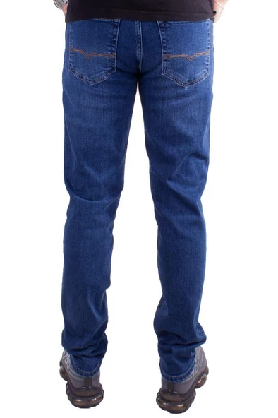 Twister Vegas 132-265 Mavi Yüksek Bel Rahat Paça Erkek Jeans Pantolon - 4