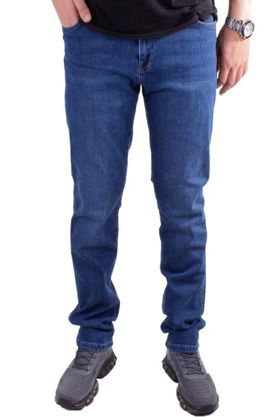 Twister Vegas 132-265 Mavi Yüksek Bel Rahat Paça Erkek Jeans Pantolon - 2