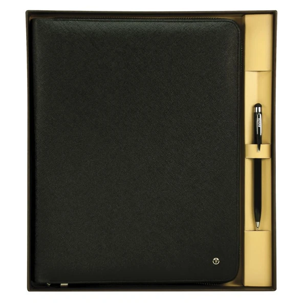 Scrikss Tablet Kılıfı + Touch Pen Tükenmez Kalem Siyah DR8113-1