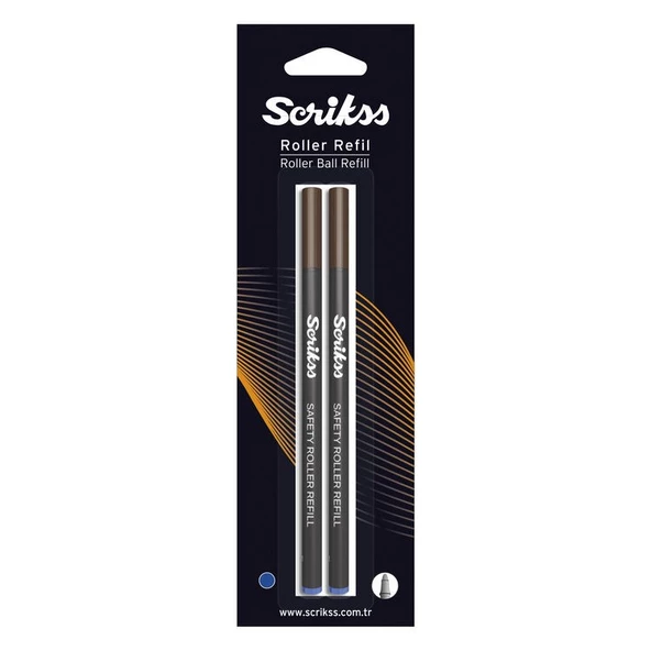 Scrikss Roller Refil 0.7mm Mavi 2li Blister