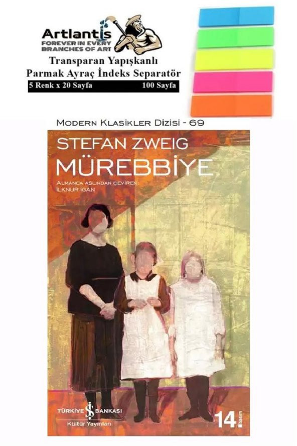 Mürebbiye Stefan Zweig 83 Sayfa Karton Kapak 1 Adet Fosforlu Transparan Kitap Ayraç 1 Paket