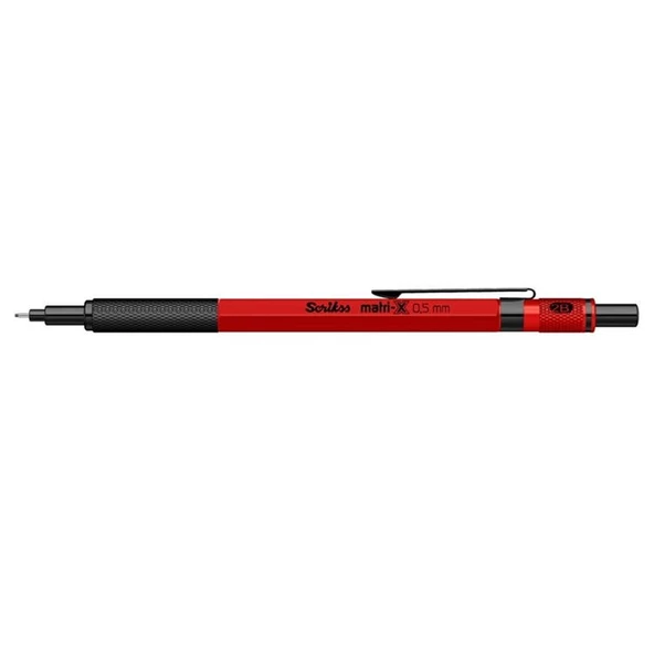 Scrikss Matri-x Versatil Kalem 0.5 mm Kırmızı