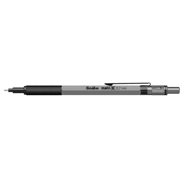 Scrikss Matri-X Versatil Kalem 0.7 Mm Gri