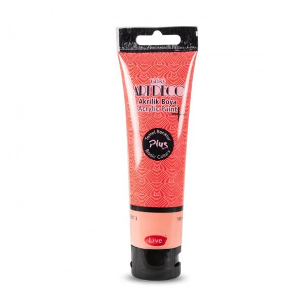 Artdeco Plus Akrilik Boya 100ml Tüp Kırmızı 417