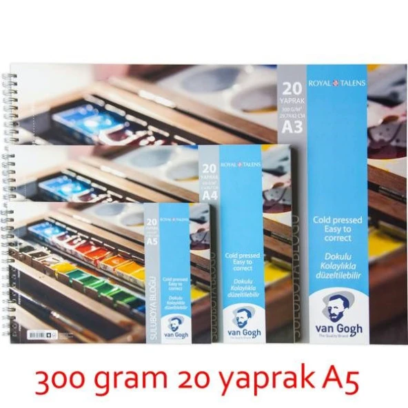 Van Gogh Suluboya Bloğu 300 gr 20 yp A5