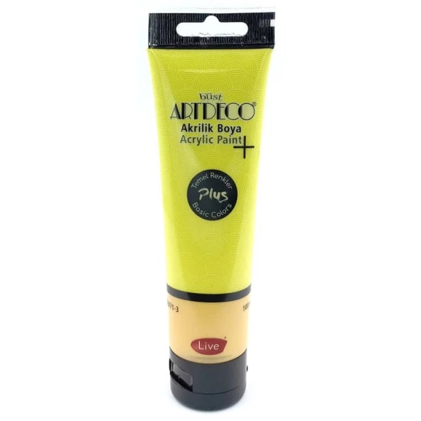Artdeco Plus Akrilik Boya 100ml Tüp Limon Sarı 403