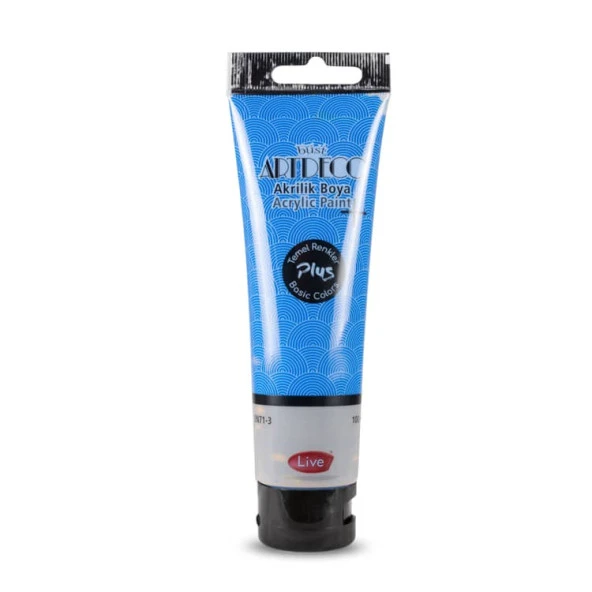 Artdeco Plus Akrilik Boya 100ml Tüp Mavi 443