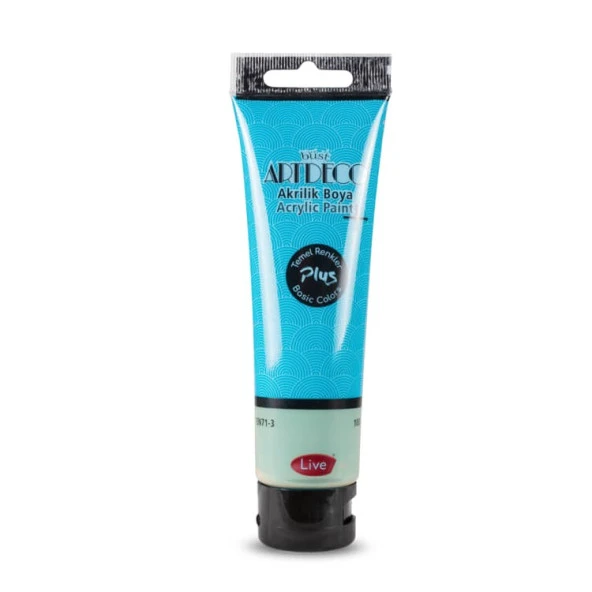 Artdeco Plus Akrilik Boya 100ml Tüp Turkuaz 455