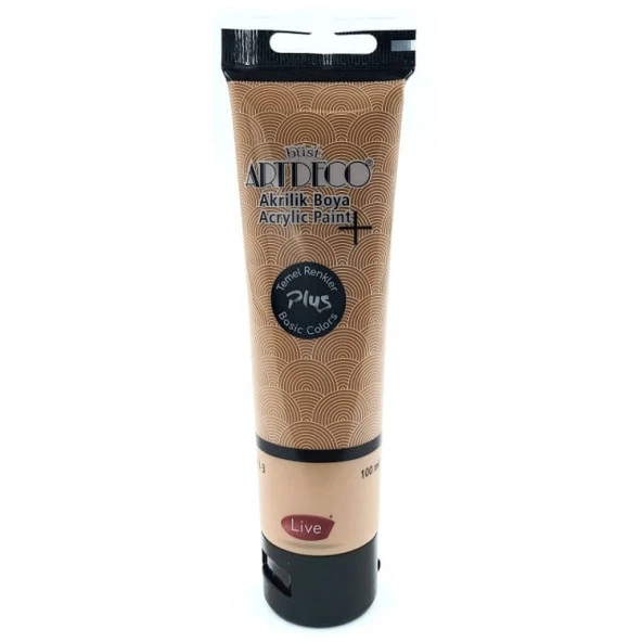 Artdeco Plus Akrilik Boya 100ml Tüp Altın Kahve 482