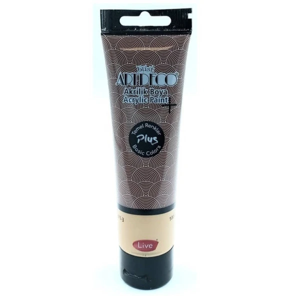 Artdeco Plus Akrilik Boya 100ml Tüp Toprak Kahve 486