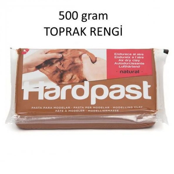Hardpast Havayla Kuruyan Seramik Hamuru TOPRAK RENGİ 500 gr. ürün görseli 1