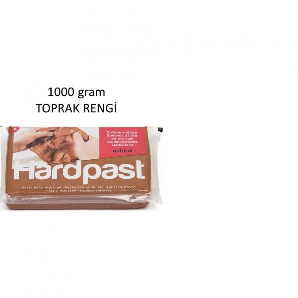 Hardpast Havayla Kuruyan Seramik Hamuru TOPRAK RENGİ 1000 gr.