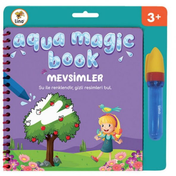 Lino Aqua Magic Book Sihirli Boyama Kitabı MEVSİMLER
