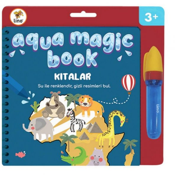 Lino Aqua Magic Book Sihirli Boyama Kitabı KITALAR