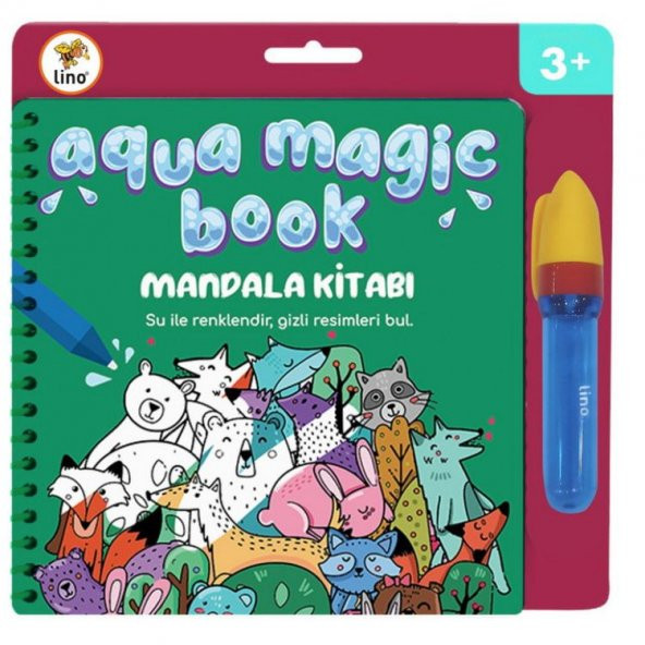 Lino Aqua Magic Book Sihirli Boyama Kitabı MANDALA
