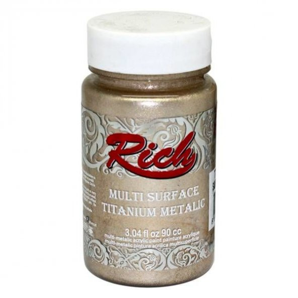 Rich Multi Surface Titanium Metalik Boya 90 cc. 2526 ŞAMPANYA