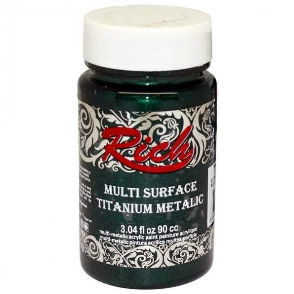 Rich Multi Surface Titanium Metalik Boya 90 cc. 2554 ANTİK YEŞİL